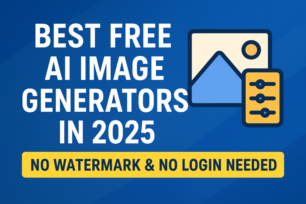 Best Free AI Image Generators in 2025